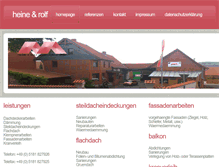 Tablet Screenshot of heine-rolf.de